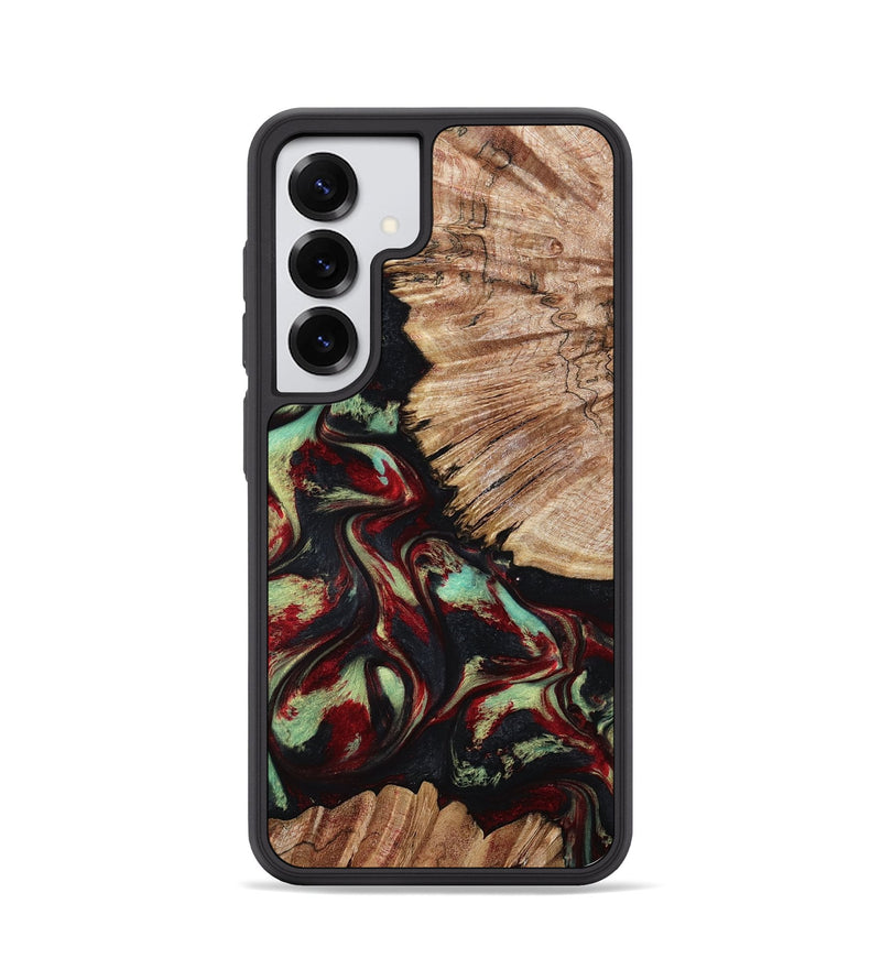 Galaxy S25 Wood Phone Case - Burton (Red, 802192)