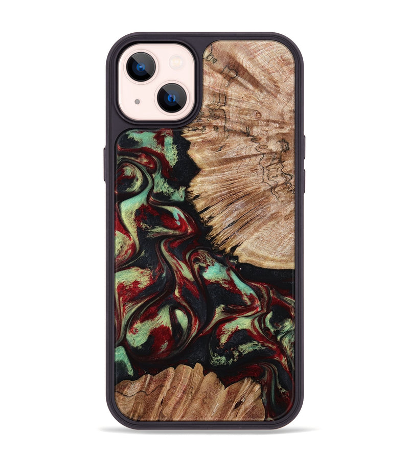 iPhone 14 Plus Wood Phone Case - Burton (Red, 802192)