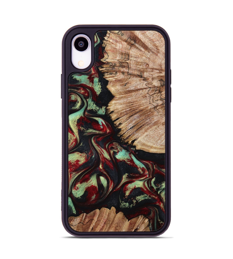 iPhone Xr Wood Phone Case - Burton (Red, 802192)