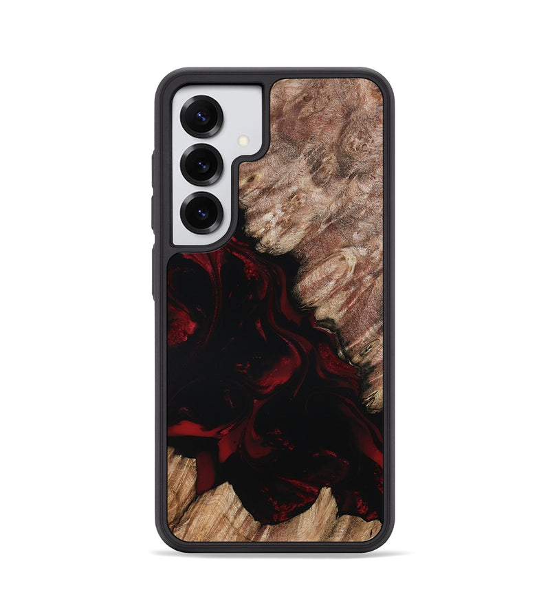 Galaxy S25 Wood Phone Case - Adelia (Red, 802193)