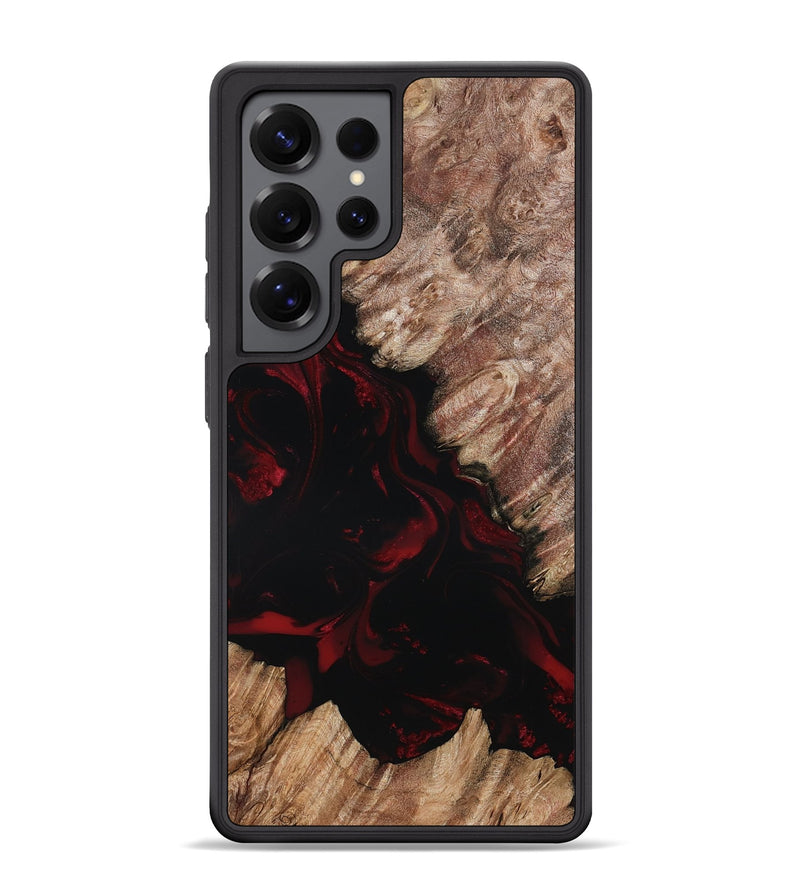 Galaxy S25 Ultra Wood Phone Case - Adelia (Red, 802193)