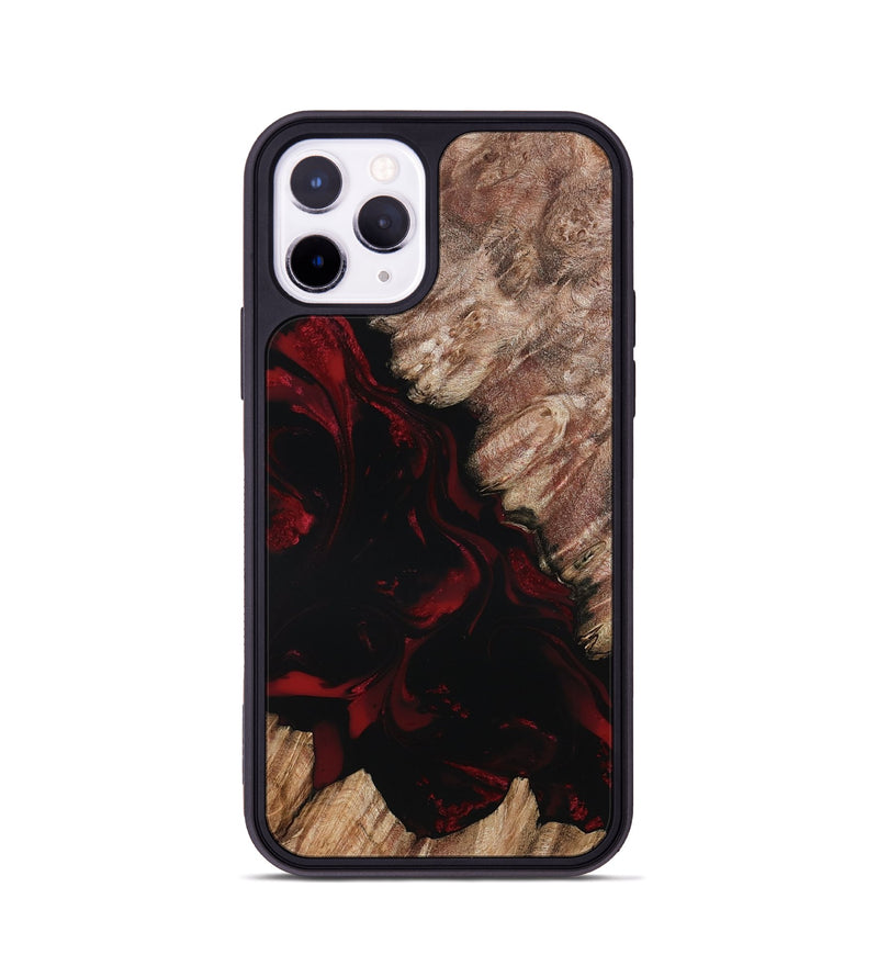iPhone 11 Pro Wood Phone Case - Adelia (Red, 802193)