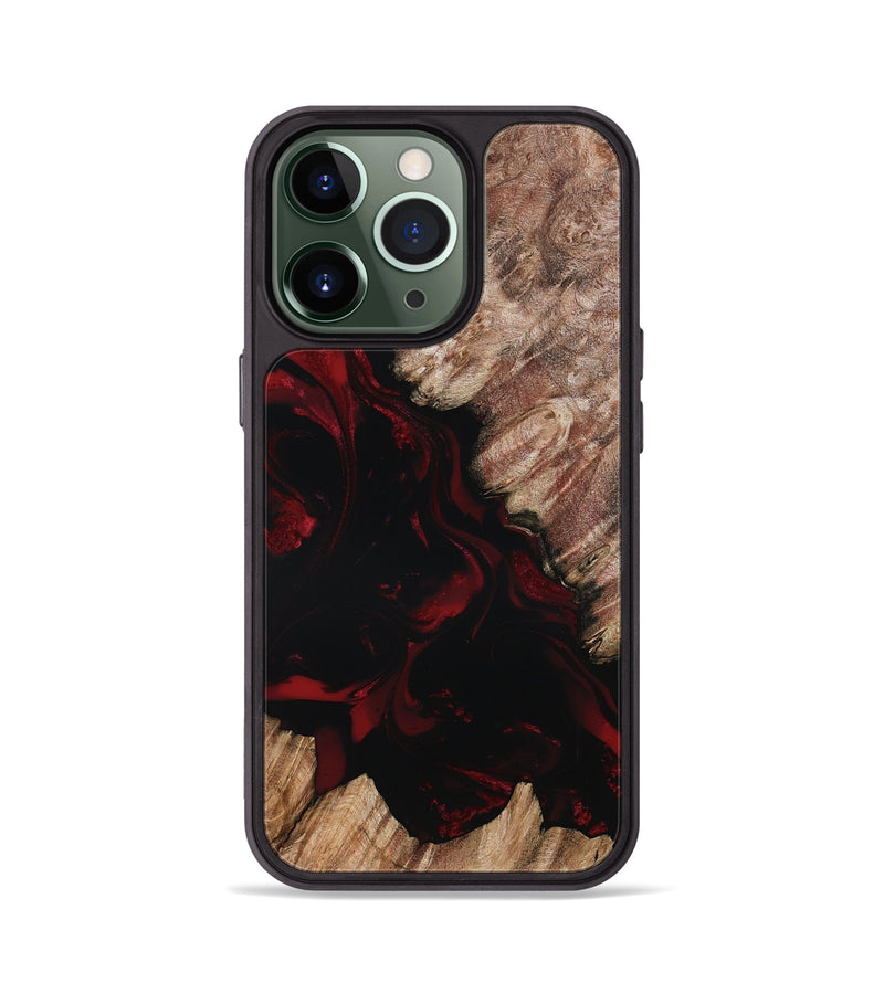 iPhone 13 Pro Wood Phone Case - Adelia (Red, 802193)
