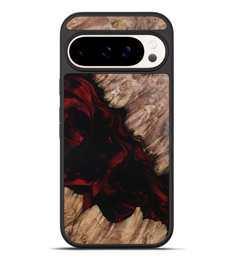 Pixel 9 Pro XL Wood Phone Case - Adelia (Red, 802193)