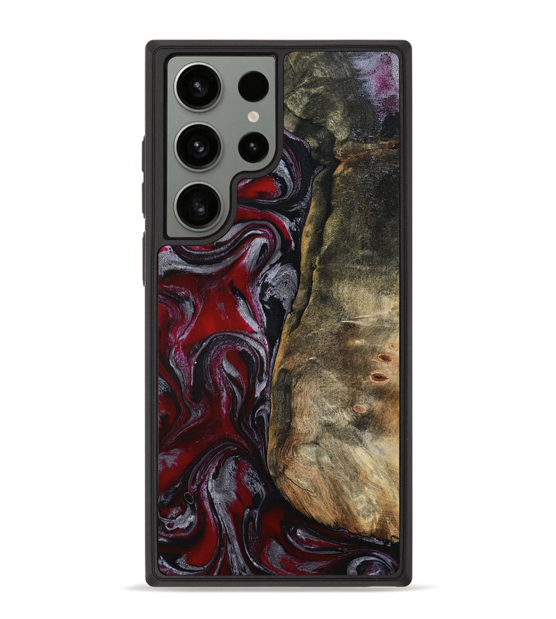 Galaxy S23 Ultra Wood Phone Case - Cierra (Red, 802194)