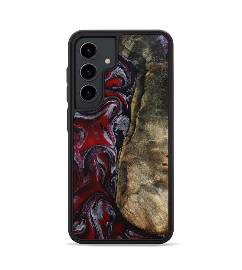 Galaxy S24 Wood Phone Case - Cierra (Red, 802194)