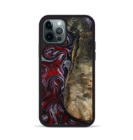 iPhone 12 Pro Wood Phone Case - Cierra (Red, 802194)