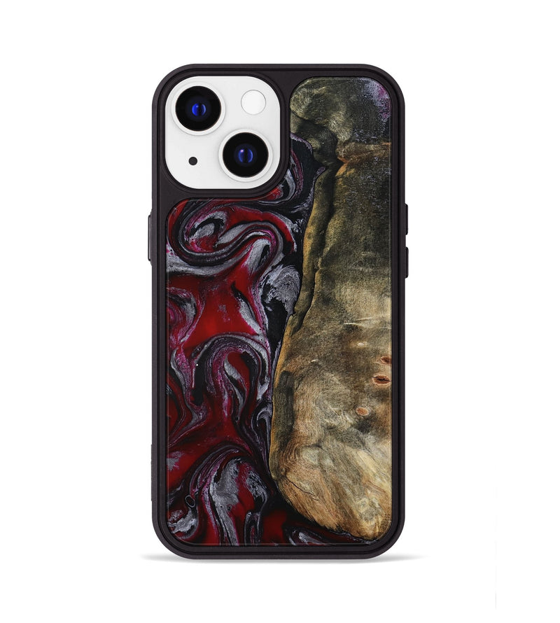 iPhone 13 Wood Phone Case - Cierra (Red, 802194)