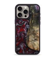 iPhone 15 Pro Max Wood Phone Case - Cierra (Red, 802194)