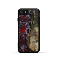 iPhone SE Wood Phone Case - Cierra (Red, 802194)