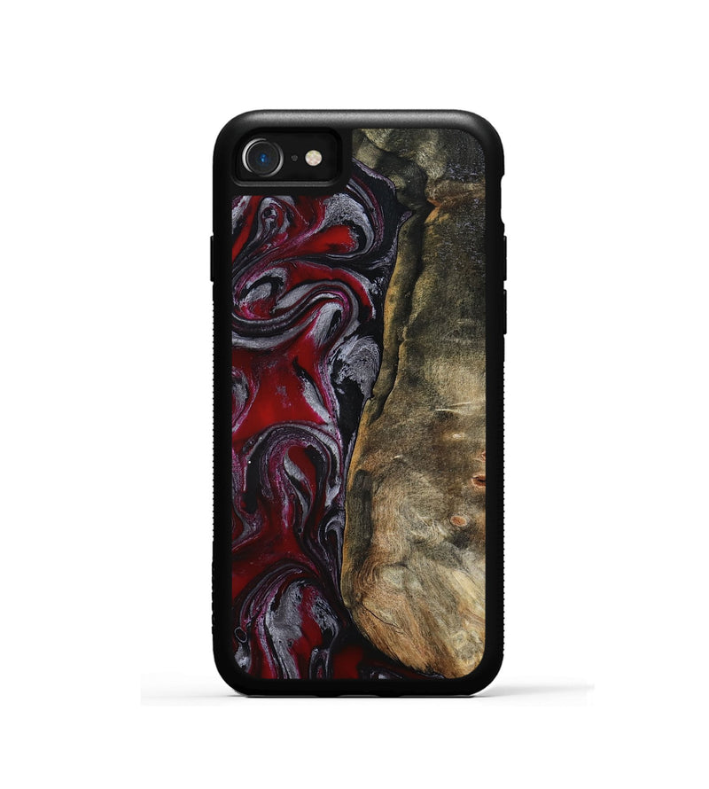 iPhone SE Wood Phone Case - Cierra (Red, 802194)