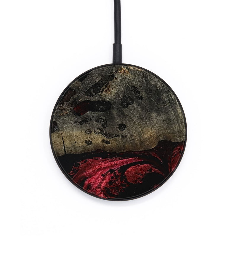 Circle Wood Wireless Charger - Merry (Red, 802195)