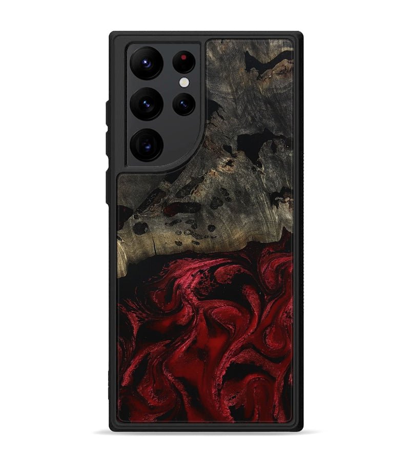 Galaxy S22 Ultra Wood Phone Case - Merry (Red, 802195)