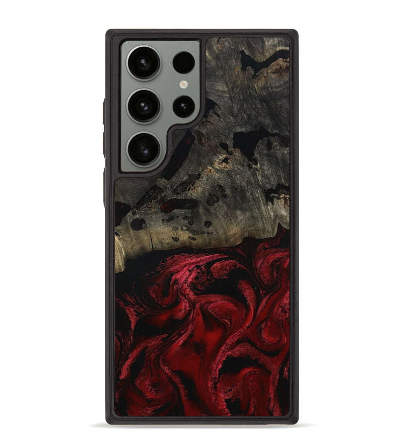 Galaxy S23 Ultra Wood Phone Case - Merry (Red, 802195)