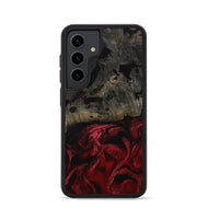 Galaxy S24 Wood Phone Case - Merry (Red, 802195)