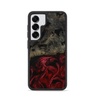 Galaxy S25 Wood Phone Case - Merry (Red, 802195)