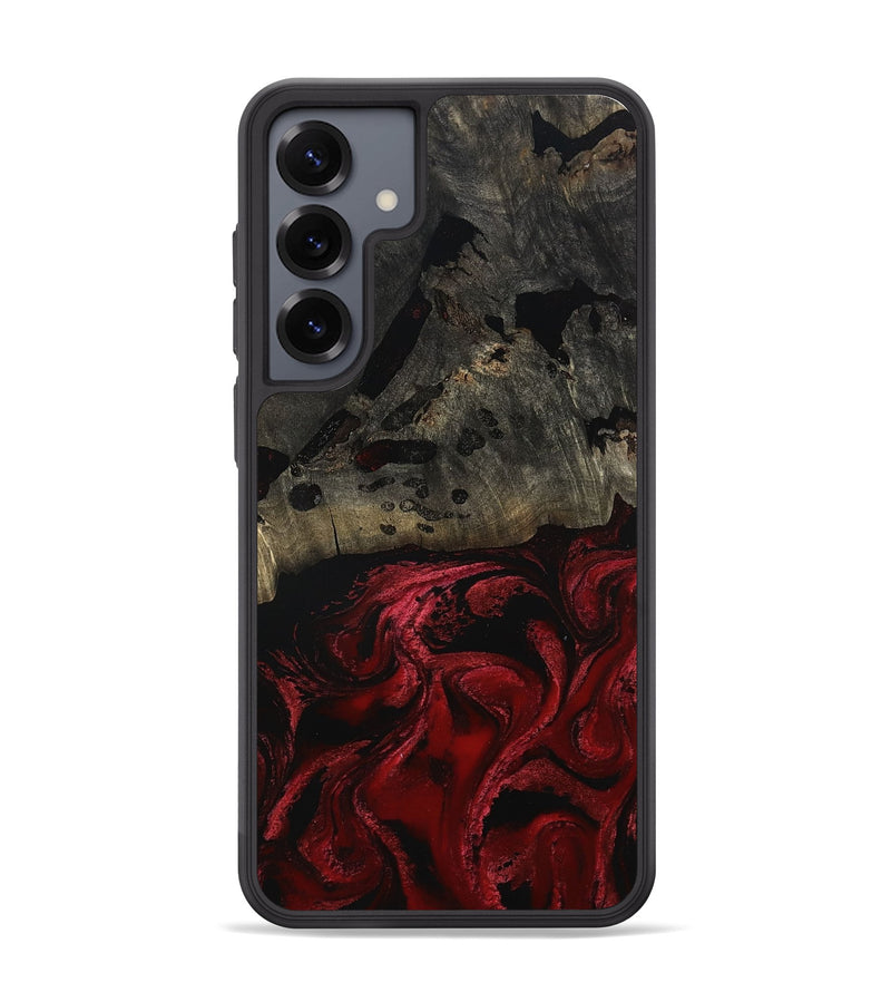 Galaxy S25 Plus Wood Phone Case - Merry (Red, 802195)