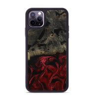 iPhone 11 Pro Max Wood Phone Case - Merry (Red, 802195)