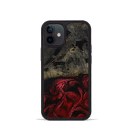 iPhone 12 mini Wood Phone Case - Merry (Red, 802195)