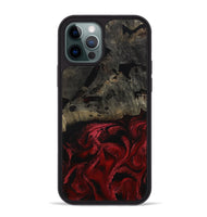 iPhone 12 Pro Max Wood Phone Case - Merry (Red, 802195)