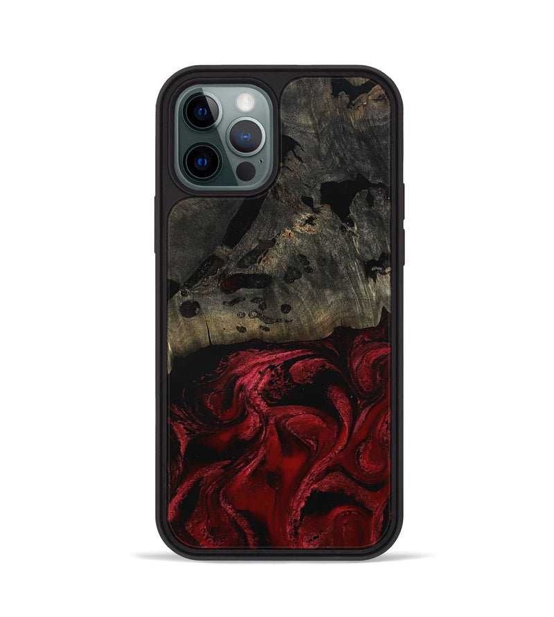 iPhone 12 Pro Wood Phone Case - Merry (Red, 802195)