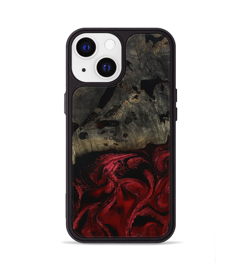 iPhone 13 Wood Phone Case - Merry (Red, 802195)