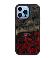 iPhone 14 Pro Max Wood Phone Case - Merry (Red, 802195)