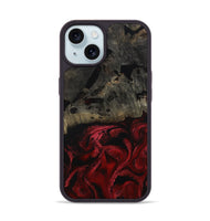 iPhone 15 Wood Phone Case - Merry (Red, 802195)