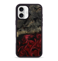 iPhone 16 Plus Wood Phone Case - Merry (Red, 802195)