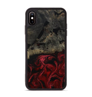 iPhone Xs Max Wood Phone Case - Merry (Red, 802195)