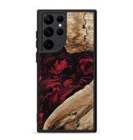 Galaxy S22 Ultra Wood Phone Case - Rome (Red, 802196)