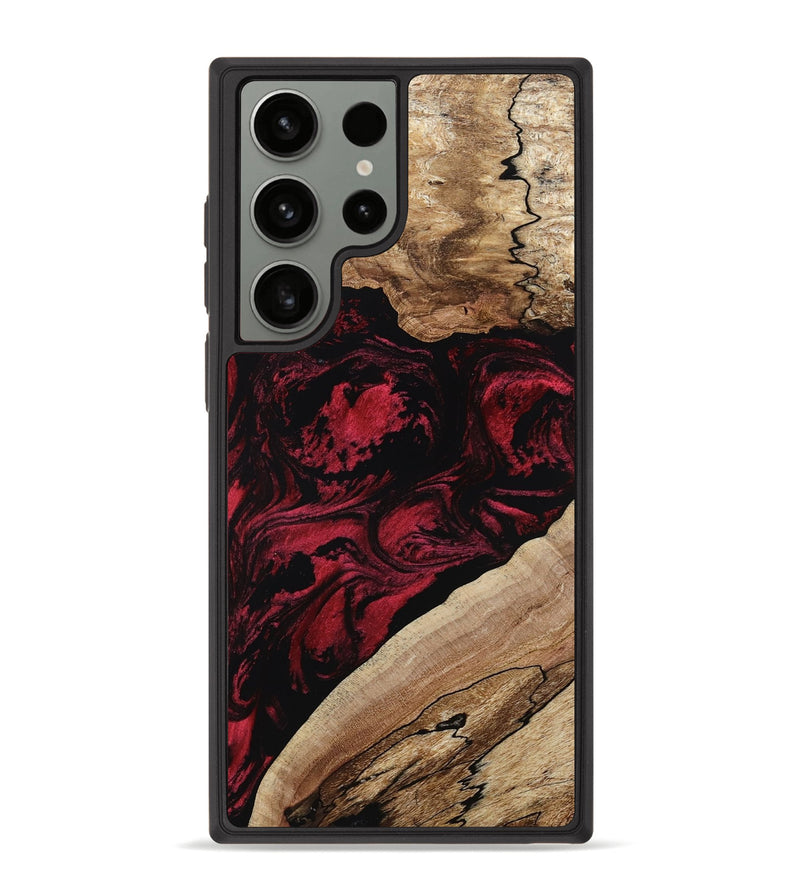 Galaxy S23 Ultra Wood Phone Case - Rome (Red, 802196)