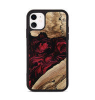 iPhone 11 Wood Phone Case - Rome (Red, 802196)