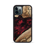 iPhone 12 Pro Wood Phone Case - Rome (Red, 802196)