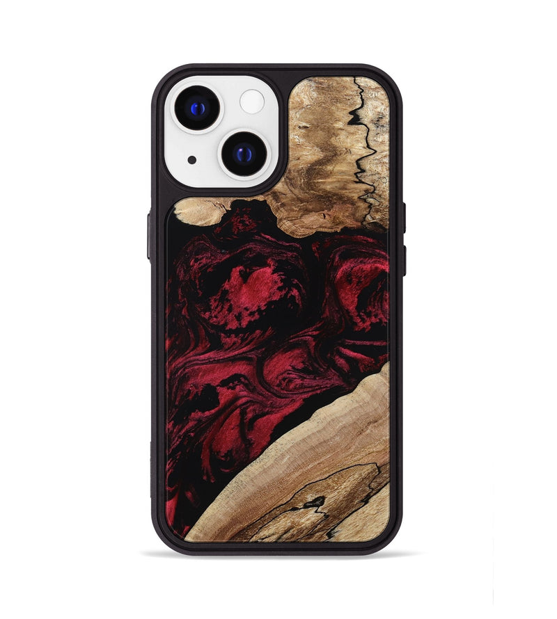 iPhone 13 Wood Phone Case - Rome (Red, 802196)
