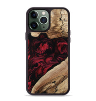 iPhone 13 Pro Max Wood Phone Case - Rome (Red, 802196)