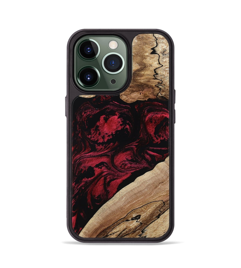 iPhone 13 Pro Wood Phone Case - Rome (Red, 802196)