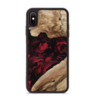 iPhone Xs Max Wood Phone Case - Rome (Red, 802196)