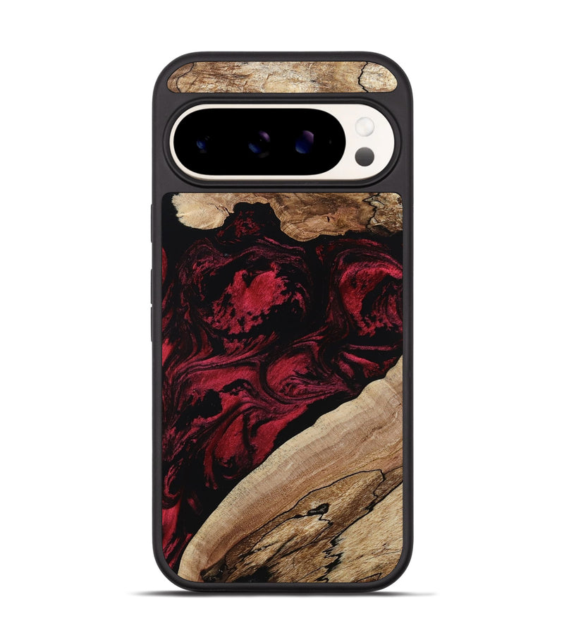 Pixel 9 Wood Phone Case - Rome (Red, 802196)