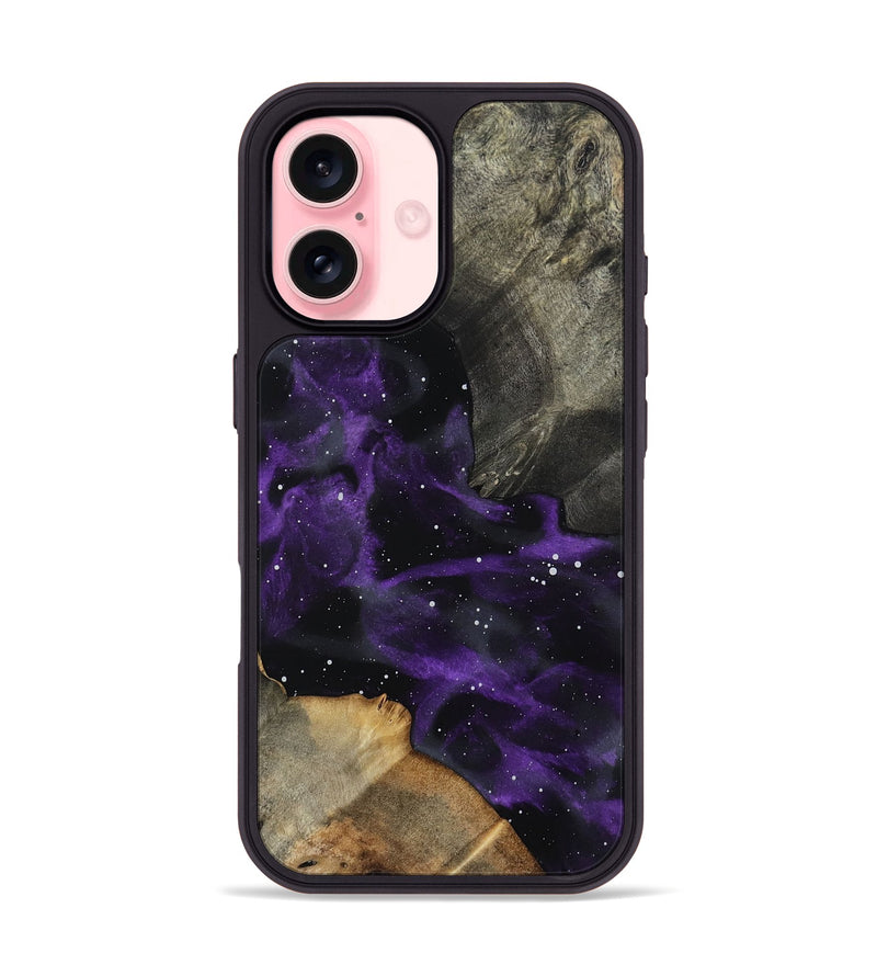 iPhone 16 Wood Phone Case - Wilbur (Cosmos, 802200)