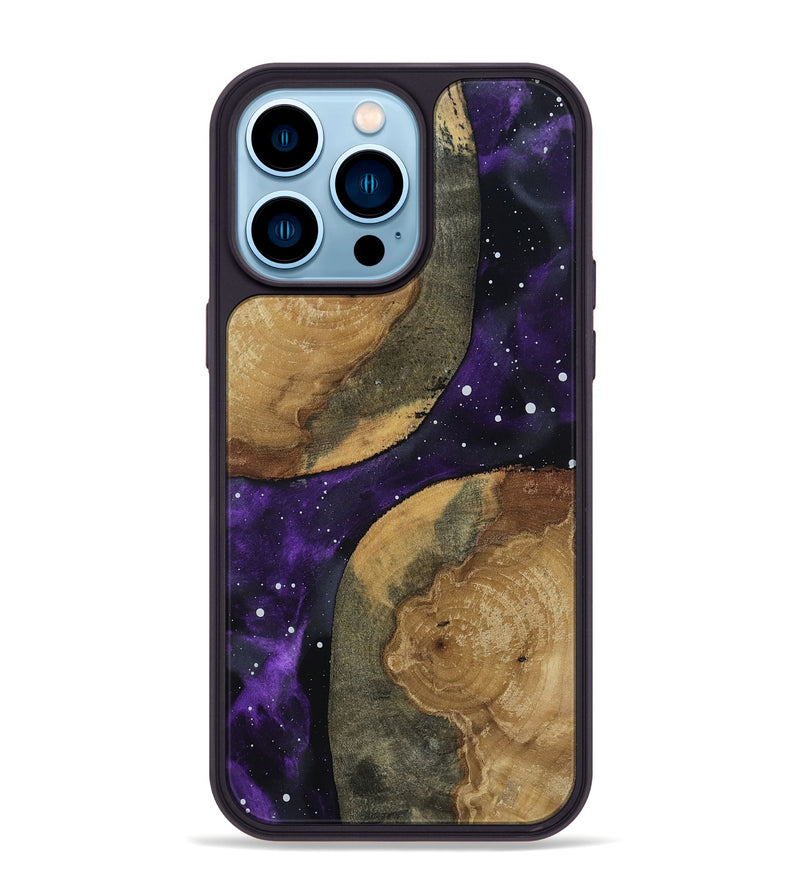 iPhone 14 Pro Max Wood Phone Case - Tressa (Cosmos, 802202)