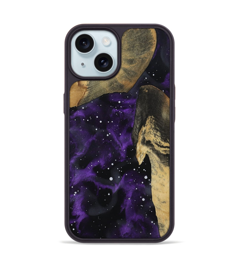 iPhone 15 Wood Phone Case - Darwin (Cosmos, 802203)