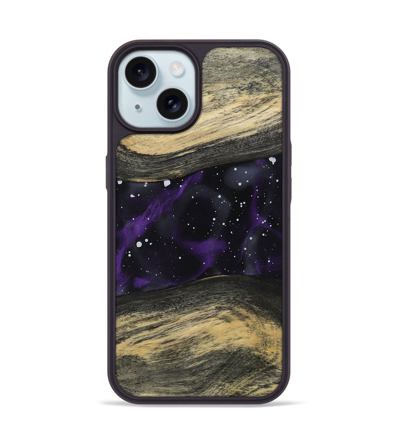 iPhone 15 Wood Phone Case - Brielle (Cosmos, 802206)