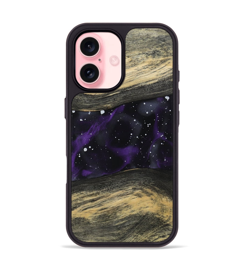 iPhone 16 Wood Phone Case - Brielle (Cosmos, 802206)