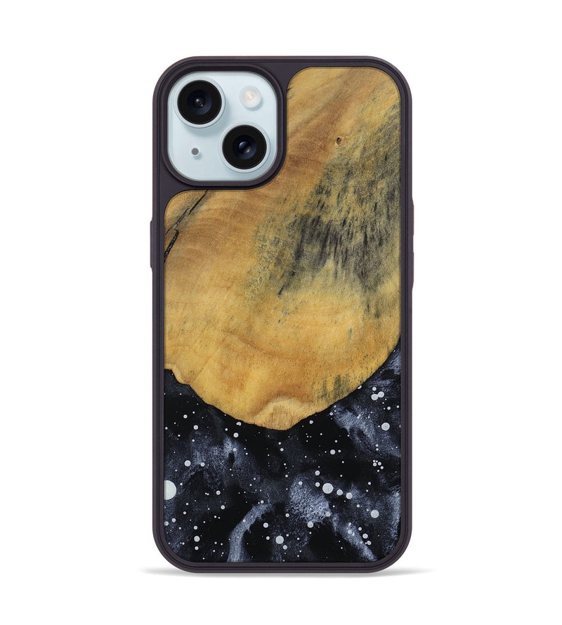 iPhone 15 Wood Phone Case - Lorene (Cosmos, 802207)