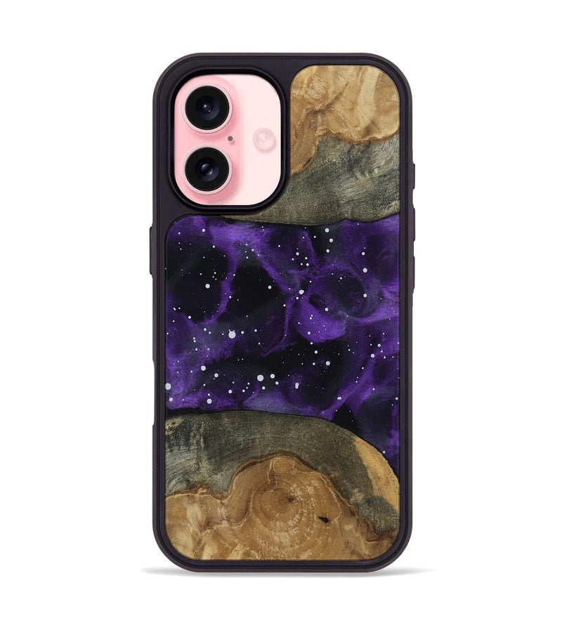 iPhone 16 Wood Phone Case - Indie (Cosmos, 802214)