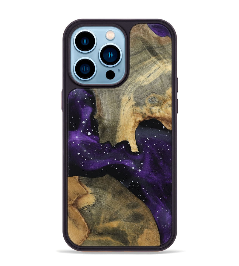 iPhone 14 Pro Max Wood Phone Case - Bell (Cosmos, 802215)