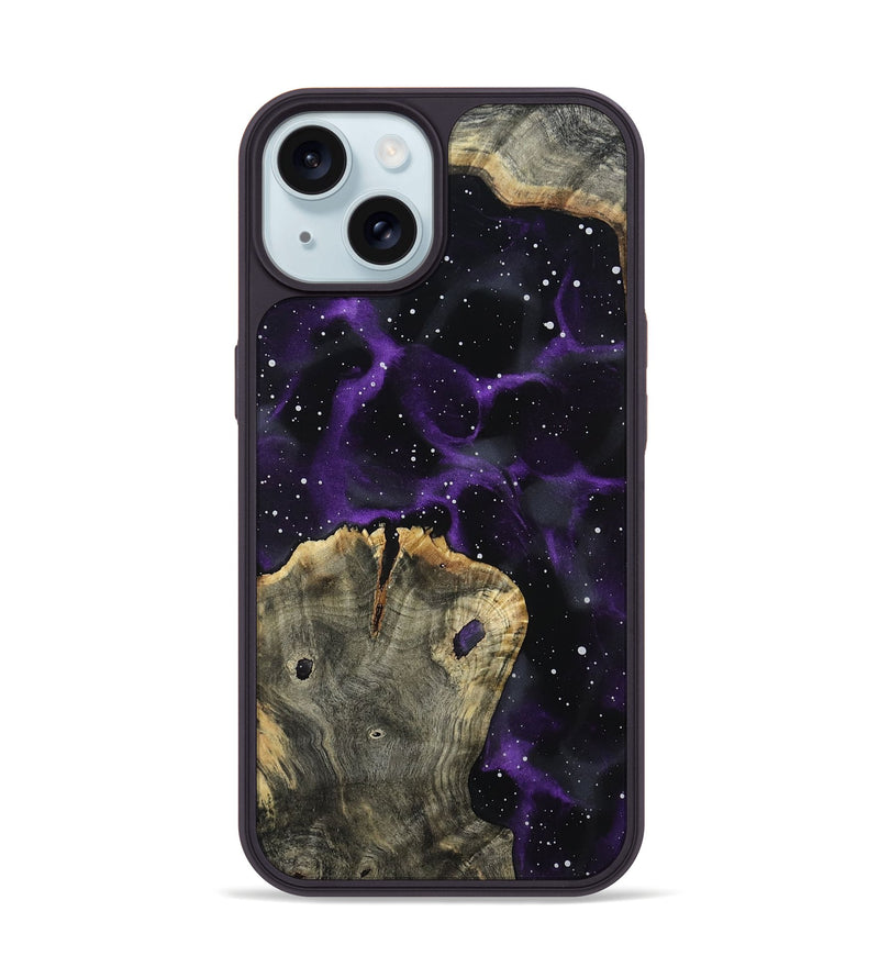 iPhone 15 Wood Phone Case - Stormi (Cosmos, 802217)