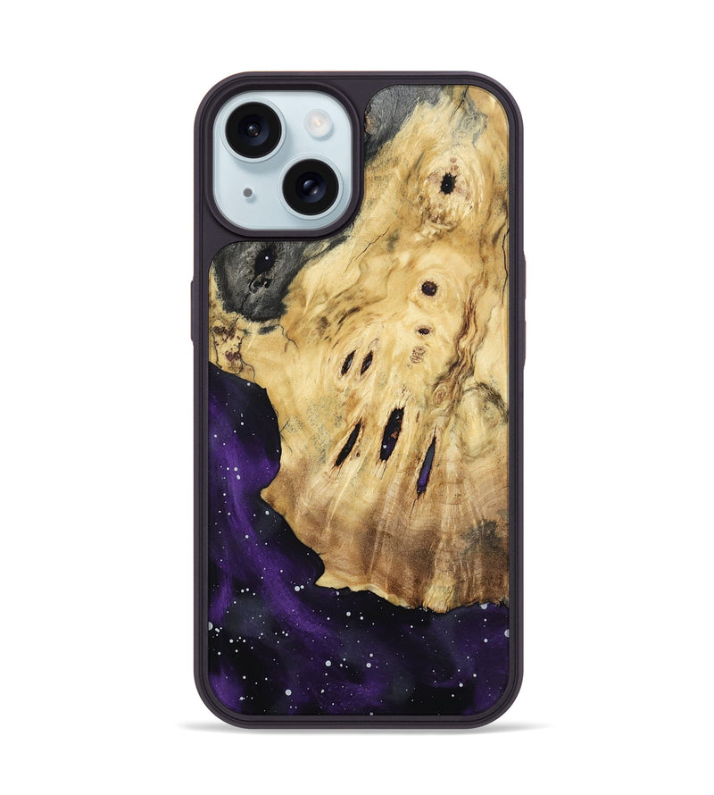 iPhone 15 Wood Phone Case - Daxton (Cosmos, 802218)