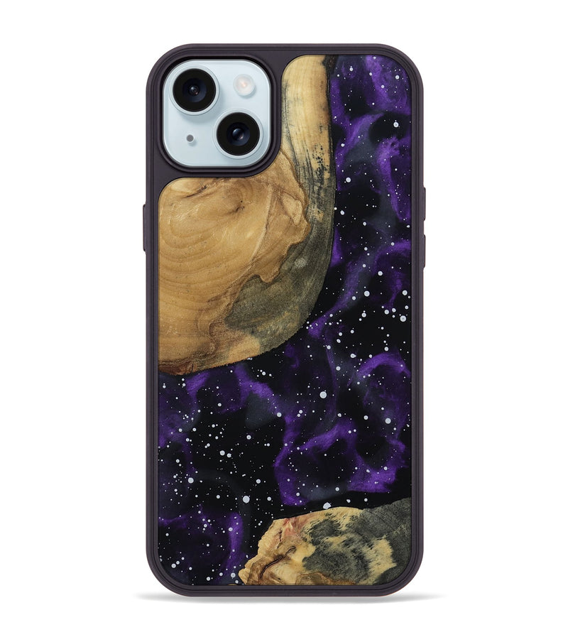 iPhone 15 Plus Wood Phone Case - Zahra (Cosmos, 802226)